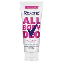 Desodorante Corporal Em Creme Rexona All Body Deo Wild Rose 75g Desodorante Corporal Em Creme Rexona All Body Deo Wild Rose 75g