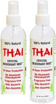 Desodorante Corporal Thai Deodorant Stone Cristal em Spray 240ml x4 Desodorante Corporal Thai Deodorant Stone Cristal em Spray 240ml x4