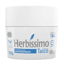 Desodorante Creme Antiperspirante Talco 55g - Herbíssimo