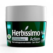Desodorante Creme Antitranspirante Action Herbíssimo: Proteção 48h Aroma Cítrico