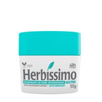 Desodorante Creme Antitranspirante Neutro Herbíssimo 55G