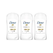 Desodorante Creme Dove Stick Fem Invisible Dry 45G - Kit 3Un Desodorante Creme Dove Stick Fem Invisible Dry 45G - Kit 3Un