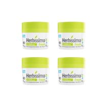 Desodorante Creme Herbíssimo 55G Fresh - Kit Com 4Un