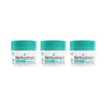 Desodorante Creme Herbissimo 55g Neutro - Kit C/ 3un