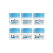 Desodorante Creme Herbíssimo 55G Sensitive - Kit Com 6Un Desodorante Creme Herbíssimo 55G Sensitive - Kit Com 6Un