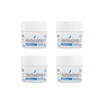 Desodorante Creme Herbíssimo 55G Talco - Kit Com 4Un