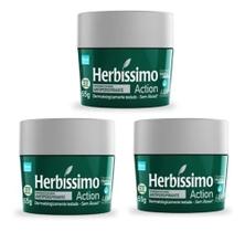 Desodorante Creme Herbissimo Action 55g Kit C/6