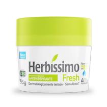 Desodorante creme herbissimo fresh antitranspirante 55g