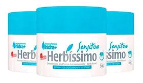 Desodorante Creme Herbissimo Sensitive 55g Kit C/6