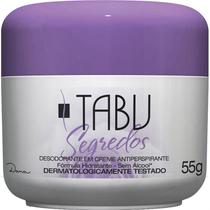 Desodorante Creme Tabu Segredos 55g - Proteção e Frescor