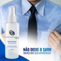 Desodorante Cristal Hi Cool Sec Spray Sem Alumínio 120ml 100% Natural