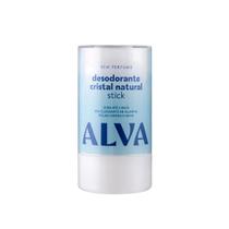 Desodorante Cristal Natural Stick Sem Perfume 120g Alva