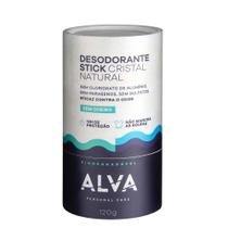 Desodorante Cristal Stick Vegano 120g Alva