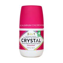 Desodorante Crystal 3 em 1 BioHealth sem perfume 66 mL com aloe