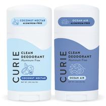 Desodorante Curie Natural Coconut Nectar + Ocean Air Women, pacote com 2 unidades