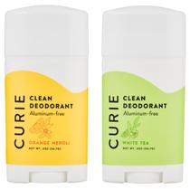 Desodorante Curie, sem alumínio, laranja, neroli e chá branco, pacote com 2 unidades Desodorante Curie, sem alumínio, laranja, neroli e chá branco, pacote com 2 unidades