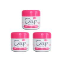 Desodorante Dap Creme Pote Perfume Feminino 55G - Kit 3Un