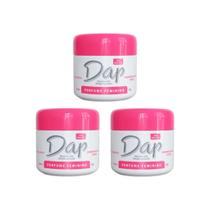 Desodorante Dap Creme Pote Perfume Feminino 55G - Kit 3Un