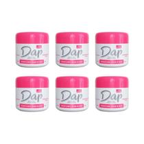 Desodorante Dap Creme Pote Perfume Feminino 55G - Kit 6Un