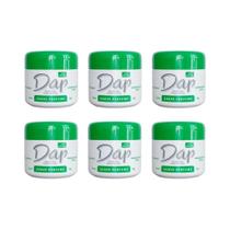 Desodorante Dap Creme Pote Suave Perfume 55G - Kit Com 6Un