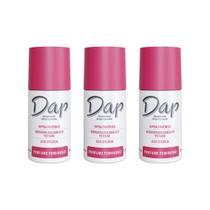 Desodorante Dap Roll-On Perfumado Feminino 55Ml - Kit 3Un