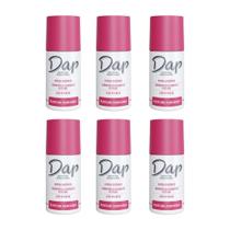 Desodorante Dap Roll-On Perfumado Feminino 55Ml - Kit 6Un