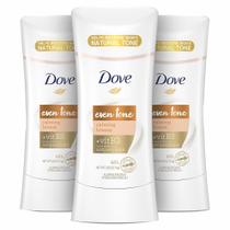 Desodorante Dove Even Tone - Antitranspirante Stick 75ml (Pack com 3)