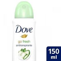 Desodorante Dove Go Fresh Pepino e Chá Verde Aerossol Antitranspirante 150ml