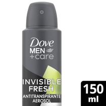 Desodorante Dove Men Aerosol Invisible Fresh Antitranspirante 150ml