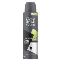 Desodorante Dove Men + Care Invisible Fresh Aerosol Antitranspirante 72h com 150ml
