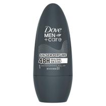 Desodorante Dove Men + Care Sem Perfume Roll-on Antitranspirante 72h com 50ml