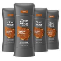 Desodorante DOVE MEN + CARE Turmeric + Fresh Mandarin 75ml, pacote com 4 Desodorante DOVE MEN + CARE Turmeric + Fresh Mandarin 75ml, pacote com 4