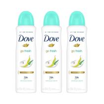 Desodorante Dove Nutritive Secrets Aerosol Antitranspirante Matcha Kit com três unidades