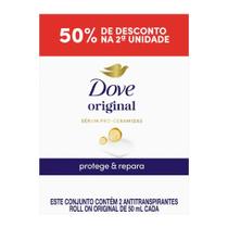 Desodorante Dove Roll On Original 2 Desodorantes de 50ml Desodorante Dove Roll On Original 2 Desodorantes de 50ml