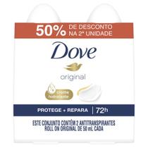 Desodorante Dove Roll On Original 2 Desodorantes de 50ml Desodorante Dove Roll On Original 2 Desodorantes de 50ml