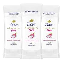 Desodorante Dove Sem Alumínio Fruta do Dragão e Coco 75mL x3