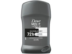 Desodorante em Barra Antitranspirante Dove Men+Care Invisible Dry 48 Horas 45g