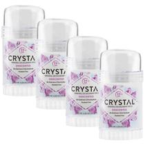 Desodorante em bastão Crystal Mineral sem perfume 125 ml (pacote com 4)
