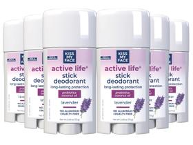 Desodorante em bastão Kiss My Face Active Life Lavender 73 ml