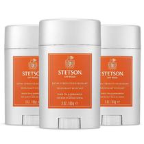 Desodorante em bastão SCENT BEAUTY STETSON Extra Strength, 90 ml, pacote com 3