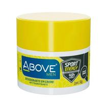Desodorante em Creme Above Men Sport Energy Antitranspirante 48h Sem Álcool 50g