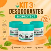 Desodorante em Creme Antiperspirante Bio Instinto Naturíssimo Bioprotect Hipoalergênico 72h Kit 3x55 Desodorante em Creme Antiperspirante Bio Instinto Naturíssimo Bioprotect Hipoalergênico 72h Kit 3x55