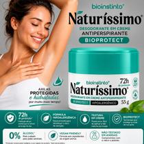 Desodorante em Creme Naturíssimo Bioinstinto 55g Até 72 Horas de Proteção Antitranspirante