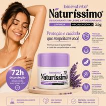 Desodorante em Creme Naturíssimo Lavanda 72h Proteção Antitranspirante Hipoalergênica Desodorante em Creme Naturíssimo Lavanda 72h Proteção Antitranspirante Hipoalergênica