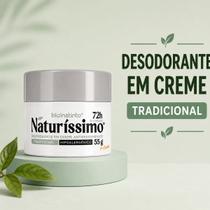 Desodorante em Creme Naturíssimo Tradicional 72h Proteção Antitranspirante Hipoalergênica Desodorante em Creme Naturíssimo Tradicional 72h Proteção Antitranspirante Hipoalergênica