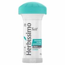 Desodorante em Creme Twist Neutro 45g - Herbíssimo Desodorante em Creme Twist Neutro 45g - Herbíssimo