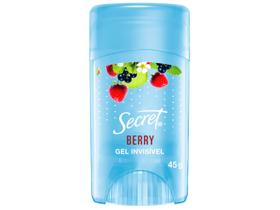 Desodorante em Gel Antitranspirante Secret Berry Feminino 72 Horas 45g