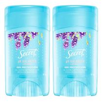 Desodorante em Gel Antitranspirante Secret PH Balanceado Lavanda 45g Lavender - 2 unidades