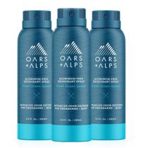 Desodorante em spray Oars + Alps Alps Aluminum Free Fresh Ocean 3ct Desodorante em spray Oars + Alps Alps Aluminum Free Fresh Ocean 3ct