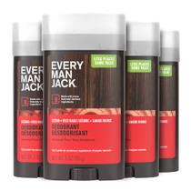Desodorante Every Man Jack Cedar & Red Sage 90 ml (pacote com 4)